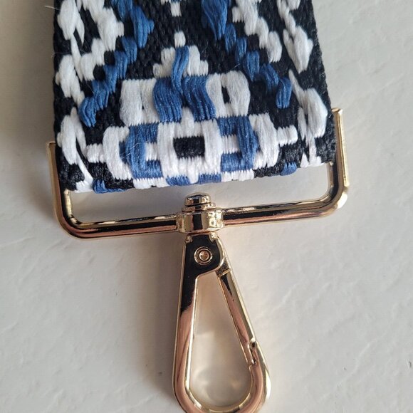 Adjustable Wide Navy Crossbody Strap Replacement for Handbag Purse 2" Guitar - Picture 8 of 13